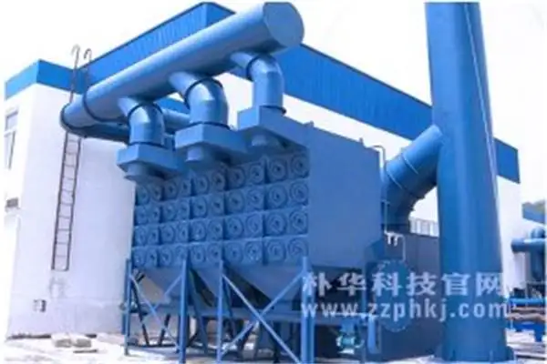 除尘器设备安装在客户厂区
