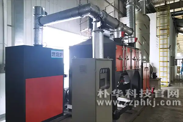 朴华科技VOCs废气治理设备安装在客户厂区